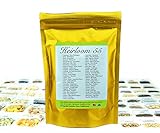 Heirloom Futures Seed Pack with 55 Varieties of Vegetable Seeds. 100% Non GMO Open Pollinated Non-Hybrid Naturally Grown Premium USA Seed Stock for All Gardeners. Photo, bestseller 2024-2023 new, best price $44.95 ($0.82 / Count) review