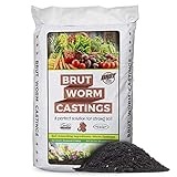 BRUT WORM FARMS Worm Castings Soil Builder - 30 Pounds - Organic Fertilizer - Natural Enricher for Healthy Houseplants, Flowers, and Vegetables - Use Indoors or Outdoors - Non-Toxic and Odor Free Photo, bestseller 2024-2023 new, best price $33.90 review