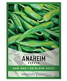 Anaheim Pepper Seeds for Planting Heirloom Non-GMO Anaheim Peppers Plant Seeds for Home Garden Vegetables Makes a Great Gift for Gardening by Gardeners Basics Photo, bestseller 2024-2023 new, best price $5.95 review