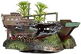 Penn-Plax OJ3 Action Aqua Aquarium Decoration Ornament | Sunken Ship with Plant | Great Detail and Action | Fun Decor for Any Tank Photo, bestseller 2024-2023 new, best price $23.02 review