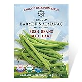 The Old Farmer's Almanac Heirloom Organic Bush Bean Seeds (Blue Lake) - Approx 55 Seeds Photo, bestseller 2024-2023 new, best price $4.29 ($6.76 / Ounce) review