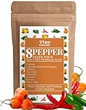 Heirloom Pepper Seed Variety Pack | 8 Hot & Sweet Peppers For Planting | Garden Vegetable Seeds | Cayenne, California Bell Pepper, Poblano, Thai Chili, Habanero, Jalepeno, Serrano, Ghost Pepper Photo, bestseller 2024-2023 new, best price $15.96 ($2.00 / Count) review