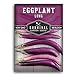 Photo Survival Garden Seeds - Long Purple Eggplant Seed for Planting - Packet with Instructions to Plant and Grow Skinny Italian Aubergines in Your Home Vegetable Garden - Non-GMO Heirloom Variety new bestseller 2023-2022