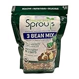 Nature Jims Sprouts 3 Bean Seed Mix - Certified Organic Green Pea, Lentil, Adzuki Bean Seeds for Planting - Non-GMO Vegetable Seeds - Resealable Bag for Freshness - Fast Sprouting Bean Seeds - 16 Oz Photo, bestseller 2024-2023 new, best price $17.00 ($1.06 / Ounce) review