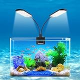 WEAVERBIRD LED Aquarium Beleuchtung X7 Gemini Clip-on Fisch Tank Licht 15W 32 LED Lampe Weiß Aquarium Gepflanzt Clip Lampe Foto, Bestseller 2024-2023 neu, bester Preis 16,99 € Rezension