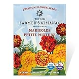 The Old Farmer's Almanac Premium Marigold Seeds (Open-Pollinated Petite Mixture) - Approx 200 Seeds Photo, bestseller 2024-2023 new, best price $4.29 review