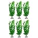 Foto Elehui 6 plantas de pecera, plantas artificiales de plástico verde, plantas de acuario, decoración de pecera, arrecifes de montaña, cueva de roca segura para todos los peces (verde) nuevo éxito de ventas 2024-2023