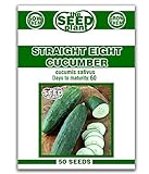 Straight Eight Cucumber Seeds - 50 Seeds Non-GMO Photo, bestseller 2024-2023 new, best price $1.59 ($0.03 / Count) review