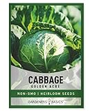 Cabbage Seeds for Planting - Golden Acre Green Heirloom, Non-GMO Vegetable Variety- 1 Gram Approx 225 Seeds Great for Summer, Spring, Fall, and Winter Gardens by Gardeners Basics Photo, bestseller 2024-2023 new, best price $4.95 review