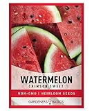 Watermelon Seeds for Planting - Crimson Sweet Heirloom Variety, Non-GMO Fruit Seed - 2 Grams of Seeds Great for Outdoor Garden by Gardeners Basics Photo, bestseller 2024-2023 new, best price $4.95 review