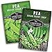 Photo Survival Garden Seeds Sugar Peas Collection Seed Vault - Oregon Sugar Pod II Pea & Sugar Daddy Snap Pea - Non-GMO Heirloom Varieties to Grow Delicious Cool Weather Vegetables on Your Homestead new bestseller 2023-2022