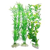 CNZ 3-piece Aquarium Plastic Artificial Plants, 9.8-inch Tall Photo, bestseller 2024-2023 new, best price $6.99 review