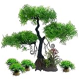 MiukingPet Artificial Aquatic Plants Fishtank Decorations Aquarium Decorations,Applicable to Office and Household Simulation Fish Tank Plants (Green) Photo, bestseller 2024-2023 new, best price $11.99 review