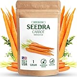 SEEDRA Imperator Carrot Seeds for Indoor and Outdoor Planting - Non GMO and Heirloom Seeds - 900+ Seeds - Sweet Variety of Carrots for Home Vegetable Garden Photo, bestseller 2024-2023 new, best price $6.00 review