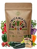 12 Rare Sweet & Mild Pepper Seeds Variety Pack for Planting Indoor & Outdoors. 600+ Non-GMO Pepper Garden Seeds: California Wonder Bell, Anaheim, Poblano, Cubanelle, Pepperocini, Banana Peppers & More Photo, bestseller 2024-2023 new, best price $16.99 ($1.42 / Count) review