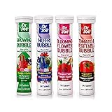 Dr. Joe Water Soluble Fertilizer PlantFood Bundle | Flowers, Vegetables, and House Plants(Growing Booster &Nutrients) | Pack of 4 -14 Fizzing Tablets for Indoor & Outdoor Garden Potted Houseplants Photo, bestseller 2024-2023 new, best price $24.99 review