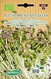 Germisem Bio Graines Chou salade japonaise micro-pousse Mizuna Mix Photo, best-seller 2024-2023 nouveau, meilleur prix 3,99 € examen