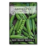Sow Right Seeds - Sugar Snap Pea Seed for Planting - Non-GMO Heirloom Packet with Instructions to Plant a Home Vegetable Garden Photo, bestseller 2024-2023 new, best price $5.49 review