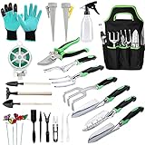 Heavy Duty Garden Tool Set with Soft Rubberized Non-Slip Gardening Tools, 20 PCS Gardening Tools Set Succulent Tools Set Stainless Steel Garden kit Tools for Men Women Photo, bestseller 2024-2023 new, best price $25.99 review
