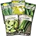 Photo Sow Right Seeds - Cucumber Seed Collection for Planting - Armenian, Pickling, Lemon, Beit Alpha, Marketmore Variety Pack, Non-GMO Heirloom Seeds to Grow a Home Vegetable Garden, Great Gardening Gift new bestseller 2024-2023