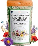 130,000+ Wildflower Seeds - Premium Birds & Butterflies Wildflower Seed Mix [3 Oz] Flower Garden Seeds - Bulk Wild Flowers: 23 Wildflowers Varieties of 100% Non-GMO Annual Flower Seeds for Planting Photo, bestseller 2024-2023 new, best price $17.95 ($0.00 / Count) review