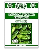 National Pickling Cucumber Seeds - 50 Seeds Non-GMO Photo, bestseller 2024-2023 new, best price $1.59 ($0.03 / Count) review