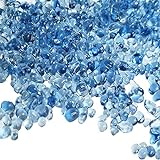 KISEER Clear Aquarium Glass Stone Bulk 1 LB Sea Glass Beads Gems Marbles Pebbles Gravel Rock for Aquarium, Fish Tank, Garden, Vase Fillers, Succulent Plants Decor (Sea Blue) Photo, bestseller 2024-2023 new, best price $11.49 review