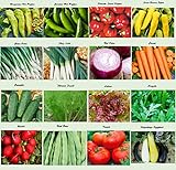 Set of 16 Assorted Organic Vegetable Seeds & Herb Seeds 16 Varieties Create a Deluxe Garden All Seeds are Heirloom, 100% Non-GMO Sweet Pepper Seeds, Hot Pepper Seeds-Red Onion Seeds- Green Onion Seeds Photo, bestseller 2024-2023 new, best price $16.95 ($1.06 / Count) review