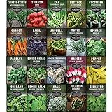 Survival Garden Seeds Apartment Kit Seed Vault - Non-GMO Heirloom Survival Garden Seeds for The Urban Homestead - Container Friendly Vegetables for Growing on Your Patio, Porch, or Any Small Space Photo, bestseller 2024-2023 new, best price $24.99 review