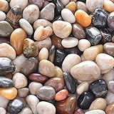 5.7lb River Rock Stones Pebbles - Natural Decorative Polished Mixed Pebbles Gravel, Small Decorative Polished Gravel，for Plant Aquariums, Landscaping, Ponds,terrariums Vase Fillers，DIY，Home Decor etc. Photo, bestseller 2024-2023 new, best price $16.99 review