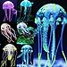 Photo Uniclife 6 Pcs Glowing Jellyfish Ornament Decoration for Aquarium Fish Tank new bestseller 2023-2022