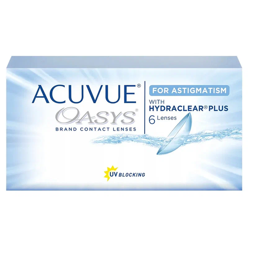 фото Контактные линзы ACUVUE OASYS For Astigmatism with Hydraclear Plus., 6 шт., R 8,6, D -1,75, CYL: -2,25, AХ: 10