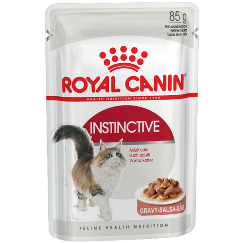 фото Royal Canin Instinctive (в соусе), пауч для взрослых кошек, 85 г