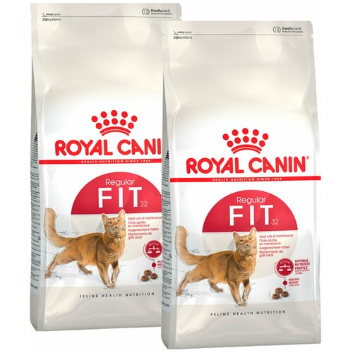 фото ROYAL CANIN FIT 32 для активных взрослых кошек (2 + 2 кг)