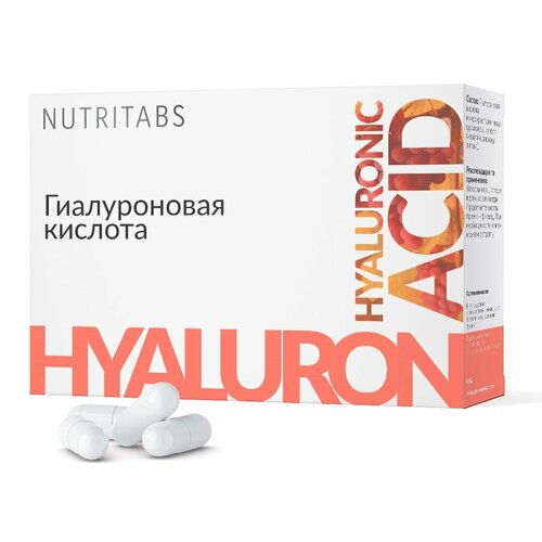 фото Гиалуроновая кислота для суставов и увлажнения кожи , Hyaluronic Acid NUTRITABS