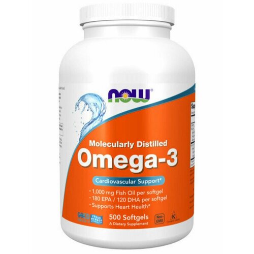 фото Омега 3, Omega-3 1000 мг жирные кислоты 500 капсул