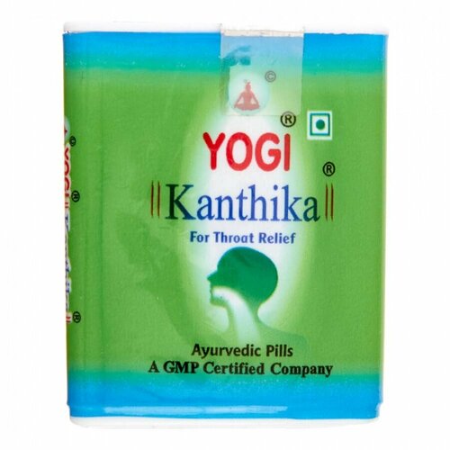 фото YOGI AYURVEDIC Йоги Кантика для устранения симптомов першения, боли в горле и кашле 70шт