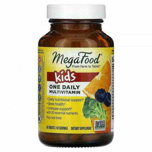 фото MegaFood Kids One Daily 60 tab / МегаФуд Кидс Уан Дейли 60 таб