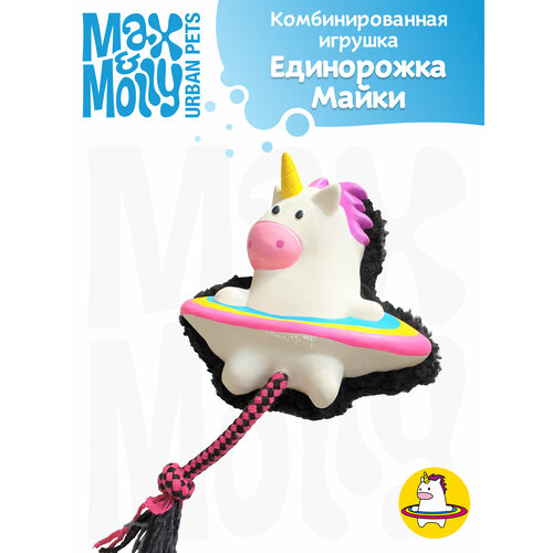 фото Max & Molly Комбинированная игрушка Единорожка Майки, 13 cm x 14.5 cm x 6.5 cm