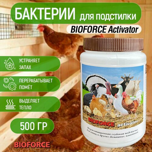 фото Бактерии BIOFORCE для подстилки кур