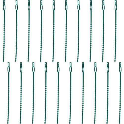 фото Хомуты для растений, 22 см, 100 шт, пластик