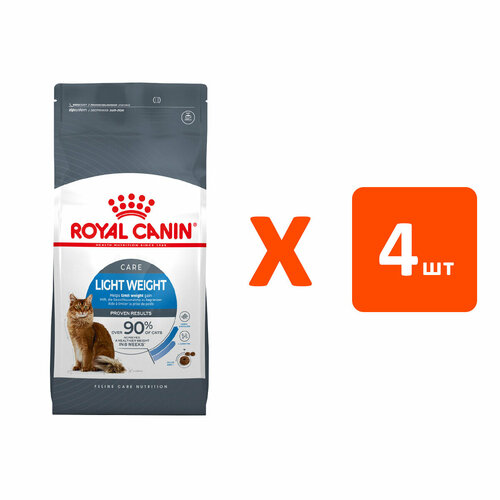 фото ROYAL CANIN LIGHT WEIGHT CARE диетический для взрослых кошек 1,5 кг х 4 шт