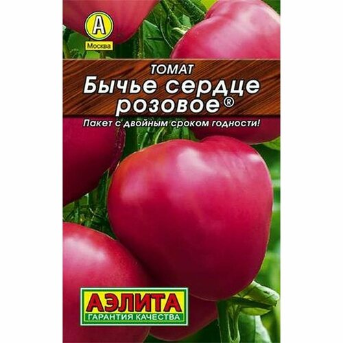 фото Семена Томат Бычье сердце розовое , позднеспелый, ЛД (Аэлита) 20шт, заказать за 40 рублей