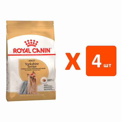 фото ROYAL CANIN YORKSHIRE TERRIER ADULT для взрослых собак йоркширский терьер (3 кг х 4 шт)