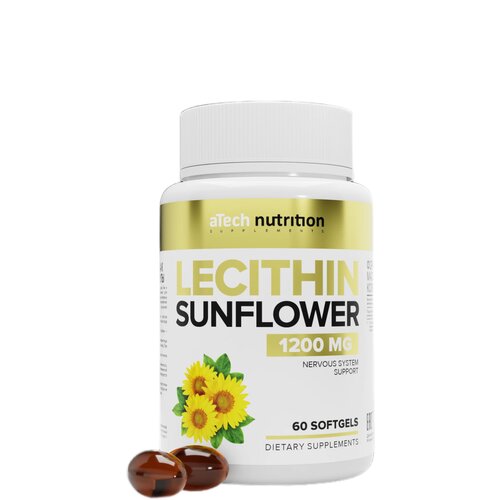 фото Lecitine Sunflower мягк. капс., 42 г, 60 шт.