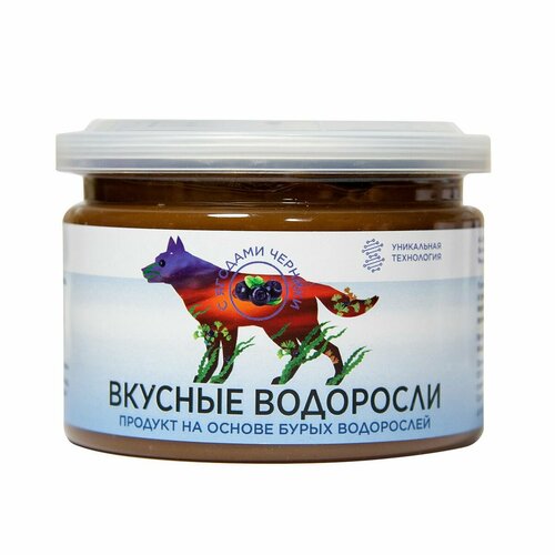 фото NativBio. Вкусные водоросли с ягодами черники - продукт здорового питания из водоросли фукус. (Органические витамины, морской йод, макро-микроэлементы), 300 гр