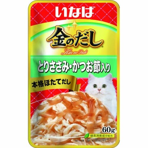 фото Влажный корм для кошек Inaba Kinnodashi Куриное филе с кацуобуси 60г