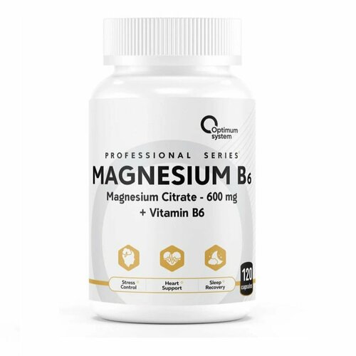 фото Optimum System Magnesium B6 120 капс (Optimum System)