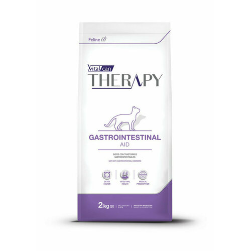 фото Vitalcan Therapy Feline Gastrointestinal Aid сухой корм для кошек всех возрастов, при заболеваниях ЖКТ, с курицей - 2 кг