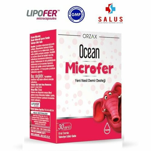 фото (Ocean Microfer drops) Оушен Микрофер капли, 30 мл. ORZAX. Турция